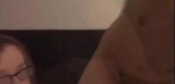  "God damn fuck me hard " Moaning horny young college girl on homemade sextape